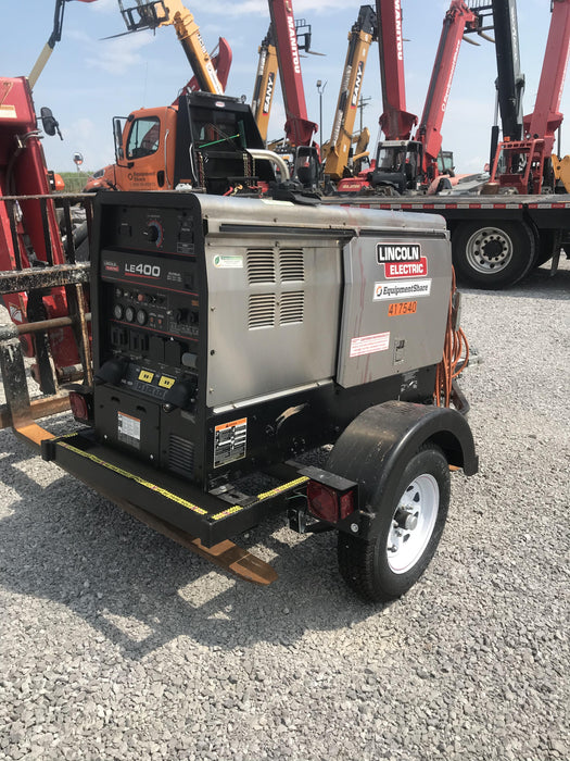 2024 Lincoln Electric LE400 Kubota V1505, Trlr, Cable Rack, Light Kit, ES Decals, T3