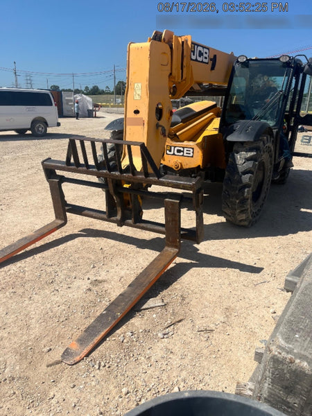 2020 JCB 509-42 Cab/Heat/Air, Solid Tires, Work Lights, Beacon, Aux Hydraulics, Back up Alarm, Lifting Eye, ES Decals