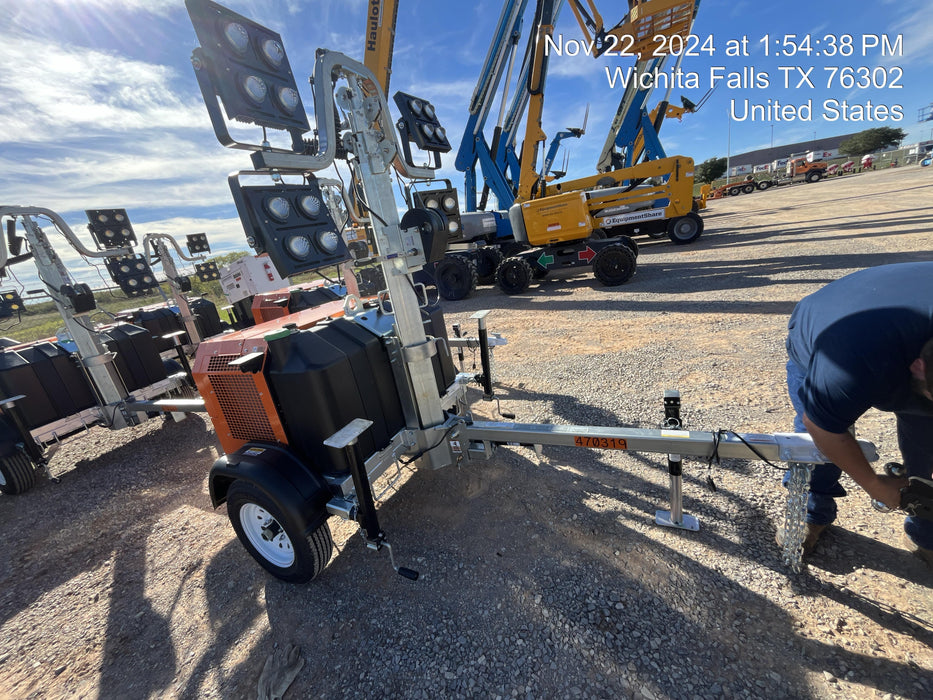 2024 Wanco WLTT-4MM4K Diesel, Deep Sea Controller, Shore Power Plug, Auto Start, (4) 350W LED Floodlights, 4kW Generator, 60 Gal Fuel Tank, 2" Ball, T3