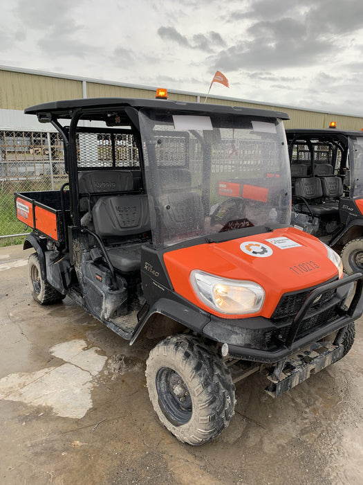 Kubota RTV-X1140W-H Canopy, 4-Seater, Diesel, Windshield Acrylic Clear, Strobe Light, Backup Alarm