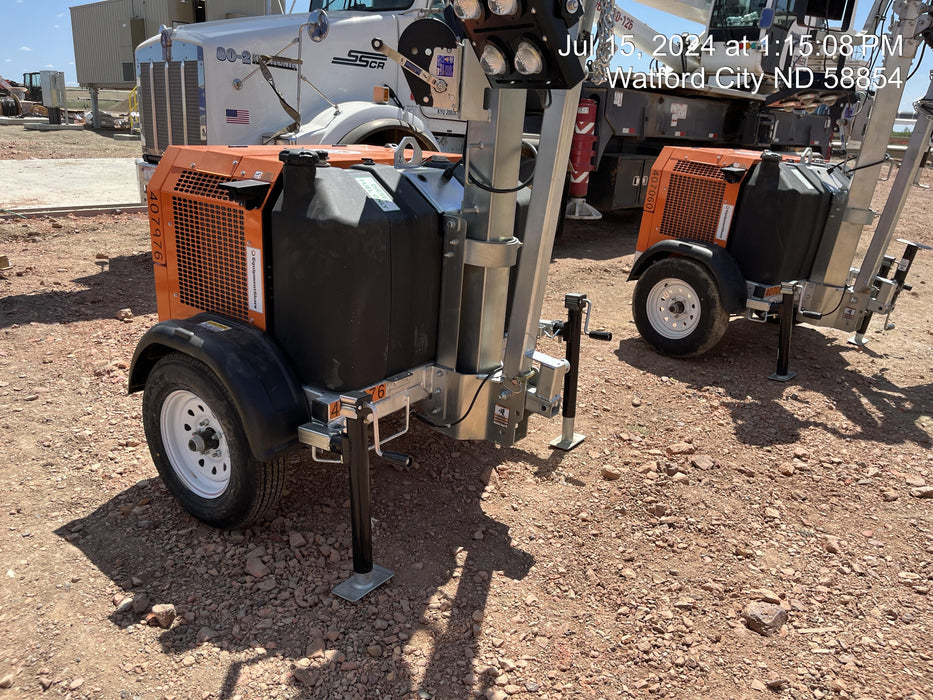 2024 Wanco WLTT-4MM4K Diesel, Deep Sea Controller, Shore Power Plug, Auto Start, (4) 350W LED Floodlights, 4kW Generator, 60 Gal Fuel Tank, 2" Ball, T3