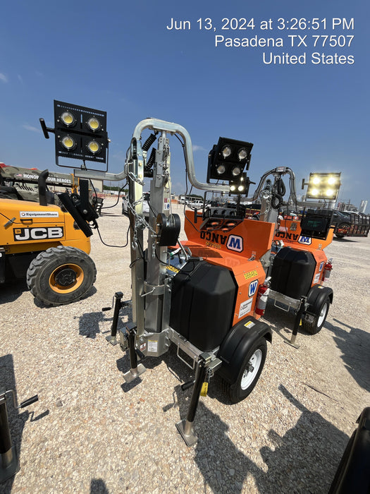 2024 Wanco WLTT-4MM4K Diesel, Deep Sea Controller, Shore Power Plug, Auto Start, (4) 350W LED Floodlights, 4kW Generator, 60 Gal Fuel Tank, 2" Ball, T3