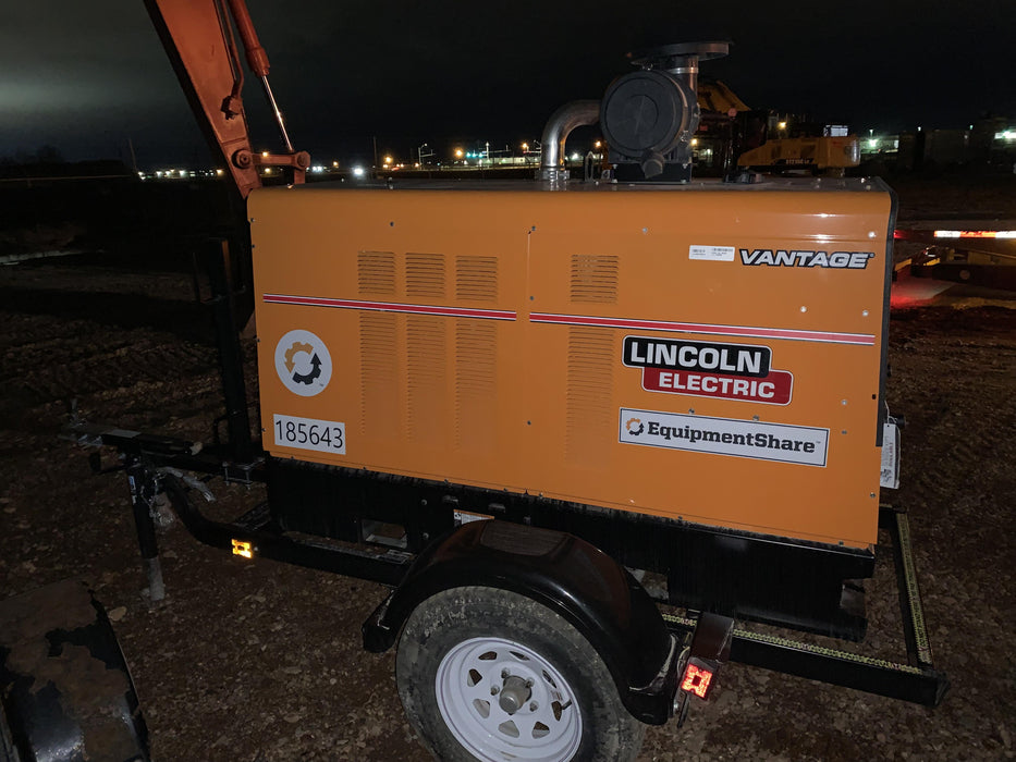 2021 Lincoln Electric Vantage 549X Ready Pak 3, ORANGE (includes trailer, cable rack, fender light kit)