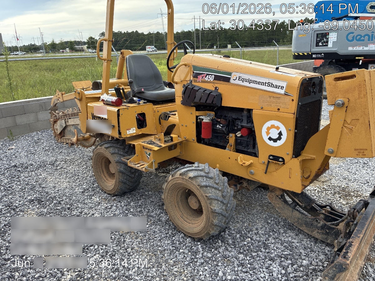 2019 VERMEER RTX450