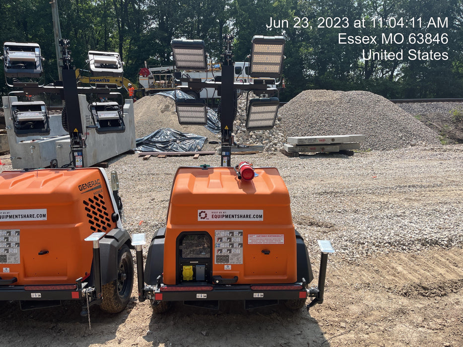 2023 Generac MLT2 Diesel, Flex Switch 120V Input, Powerzone Controller, (4) 320W LED Lights, 4kW Generator, 39.9 Gal Fuel Tank, 2" Ball, T3