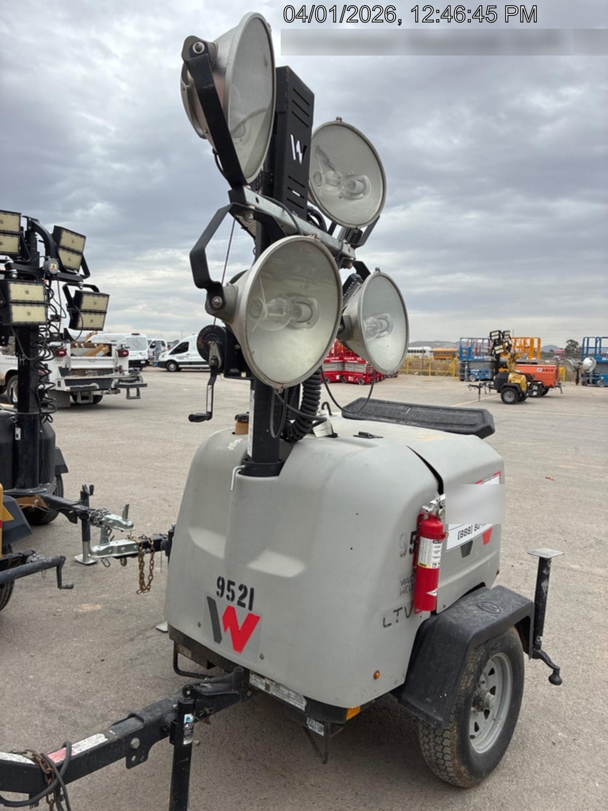 Wacker Neuson LTV6K-MH Wacker Neuson LTV6L Towable Light Tower