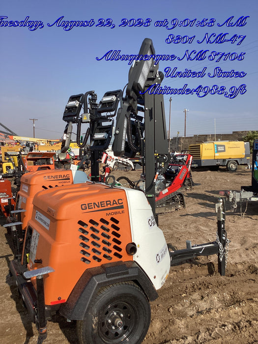 2023 Generac MLT2 Diesel, Flex Switch 120V Input, Powerzone Controller, (4) 320W LED Lights, 4kW Generator, 39.9 Gal Fuel Tank, 2" Ball, T3