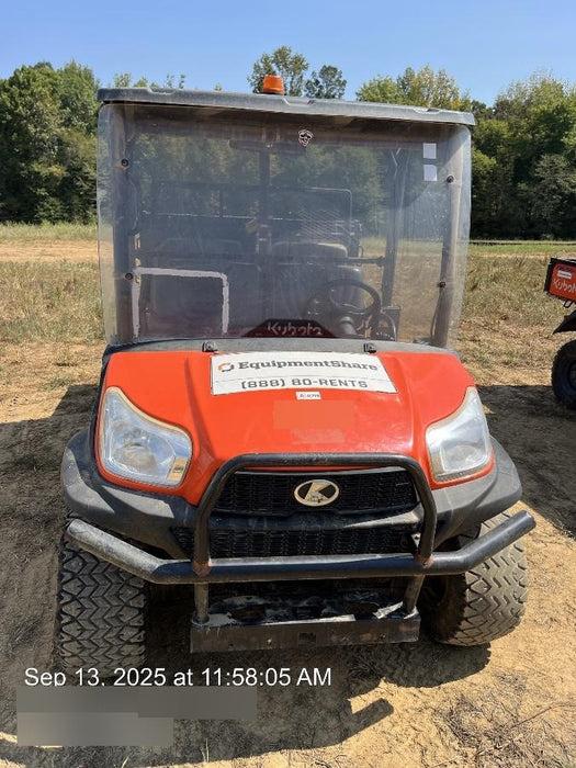 Kubota RTV-X1140W-H Plastic Canopy, Windshield Acrylic Clear, LED Strobe Light, Wire Harness Kit, Back up Alarm
