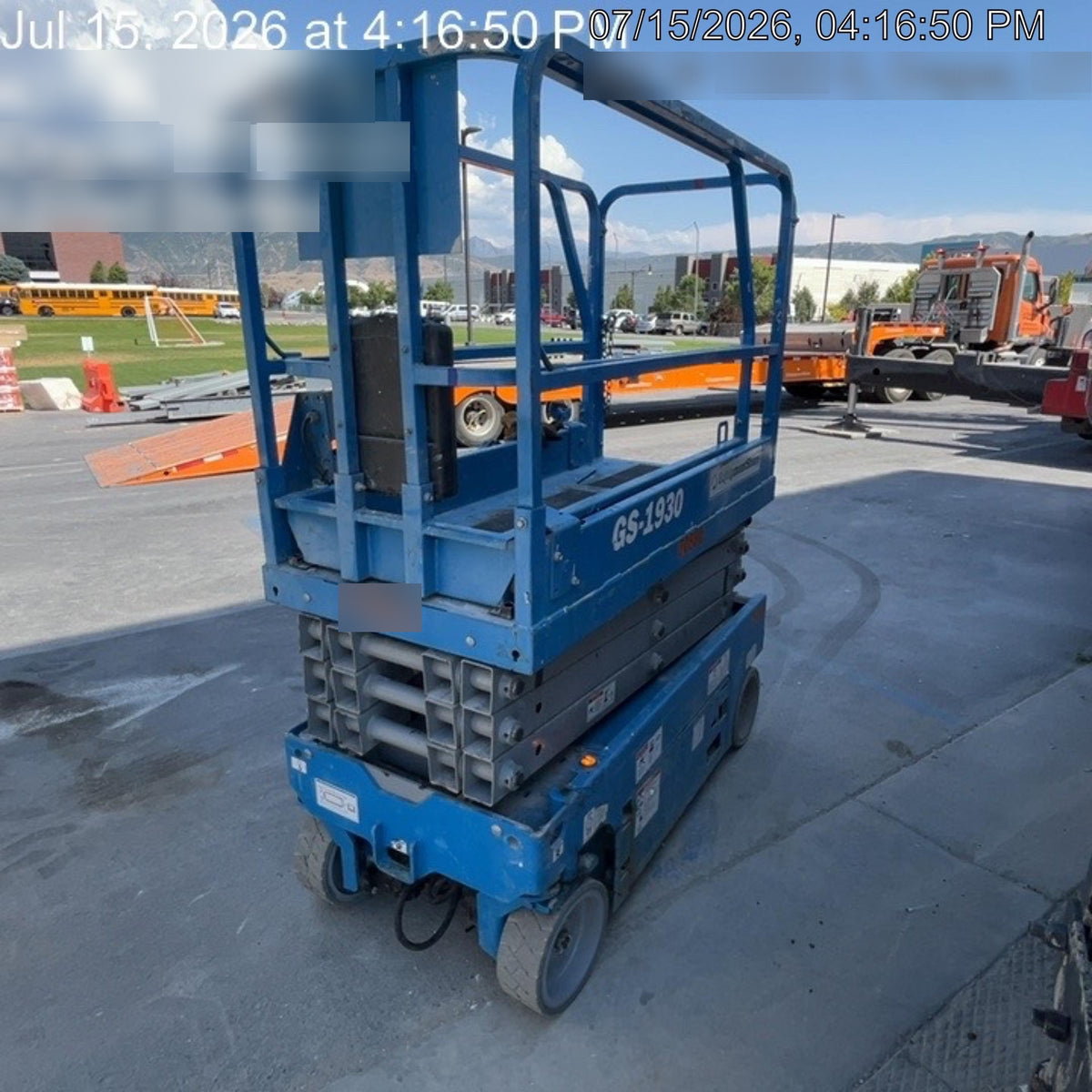 2020 Genie GS-1930 Fixed rails with chain entry gate - Pre A92.20