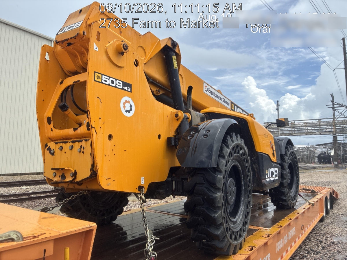 2021 JCB 509-42 74Hp Dsl, Canopy, Sld Tires, LED WL, Bcn, L Hook, EST