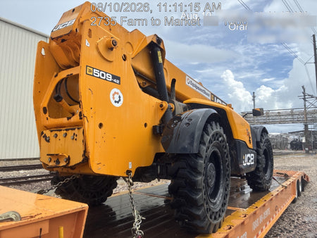 2021 JCB 509-42 74Hp Dsl, Canopy, Sld Tires, LED WL, Bcn, L Hook, EST