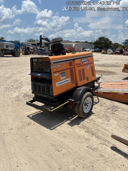 2021 Lincoln Electric Vantage 549X Ready Pak 3, ORANGE (includes trailer, cable rack, fender light kit)