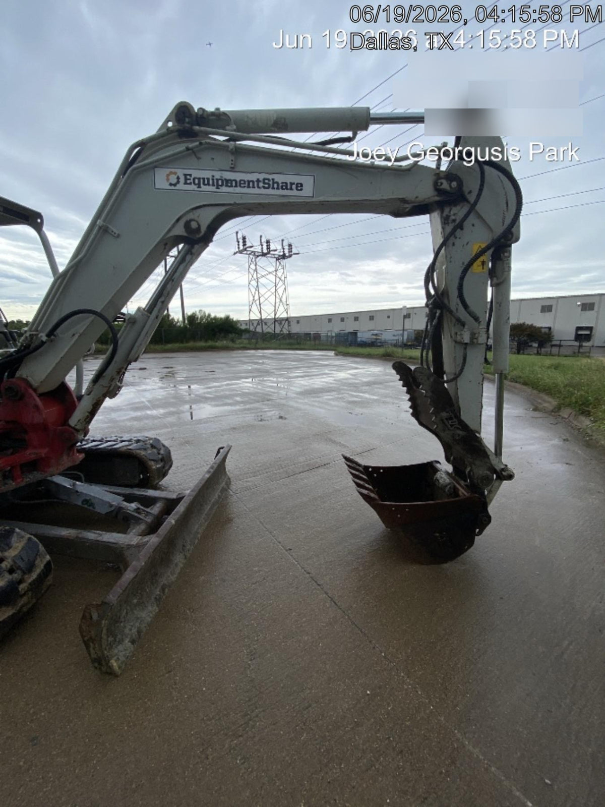 2019 Takeuchi TB260 Takeuchi TB260 Canopy w/Rubber Tracks, Auxiliary Hydraulics, Standard Blade, Manual QC