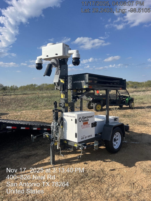 2025 NATIONAL SIGNAL Sunray Solar-Powered Mobile Integrator Tower