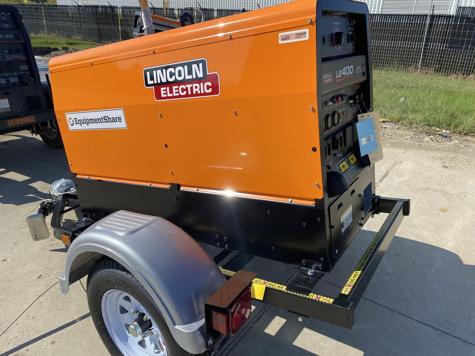 2022 Lincoln Electric LE400 Kubota V1505, Trlr, Cable Rack, Light Kit, ES Decals, T3