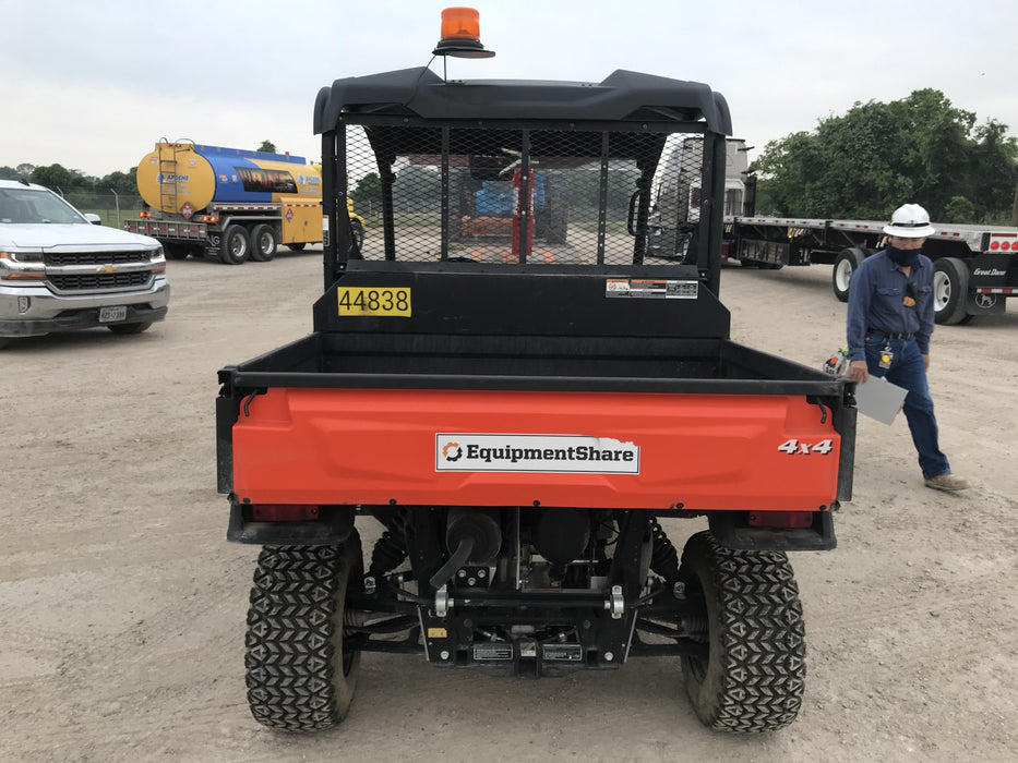 2019 Kubota RTV-XG850WL-H 4wd Utility Cart, Gas, 2 Seat, LED Strobe, Windshield Tempered Glass, Plastic Canopy, Wire Harness Kit, Backup Alarm