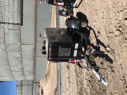 2019 Lincoln Electric Vantage 322 Welder Ready-Pak 3, Two wheel trailer, Fender and Light kit, Cable Rack
