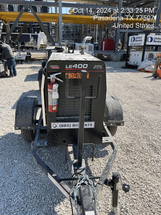 2024 Lincoln Electric LE400 Kubota V1505, Trlr, Cable Rack, Light Kit, ES Decals, T3