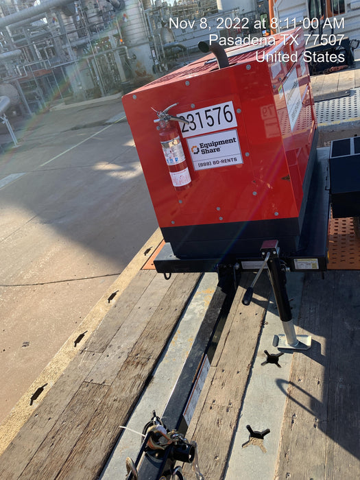 2022 Shindaiwa DGW400MDL Kubota D902 Engine, 23 HP, Dual Op Welder, Wire, Arc, Droop Stick, Tig, and CC Stick Functionality, Simulphase, 3 Phase and 1 Phase Gen Output, Single Axle NB Trlr, Slr Trckl Chrg 12V 12W, Fire Ext