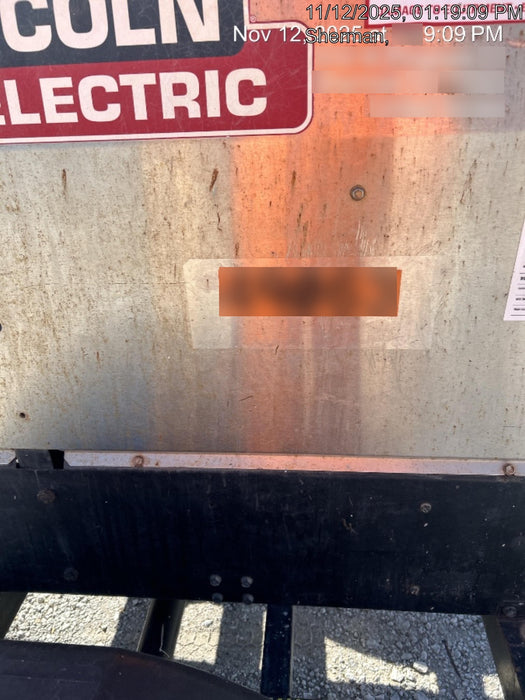 2019 Lincoln Electric Vantage 322 Ready-Pak 3, Two Wheel Trailer, Fender and Light Kit, Cable Rack