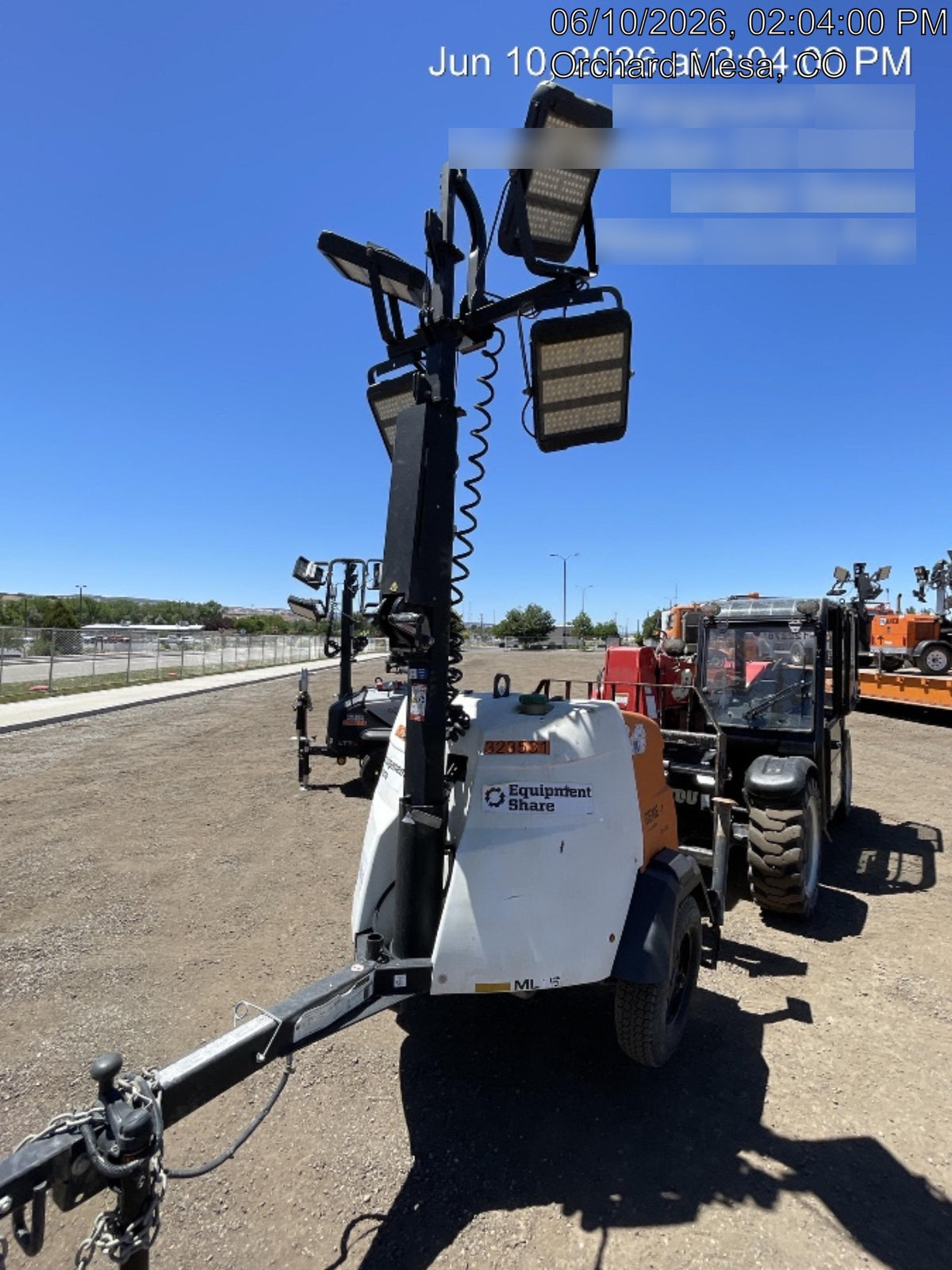 2023 Generac MLT2 Diesel, Flex Switch 120V Input, Powerzone Controller, (4) 320W LED Lights, 4kW Generator, 39.9 Gal Fuel Tank, 2" Ball, T3