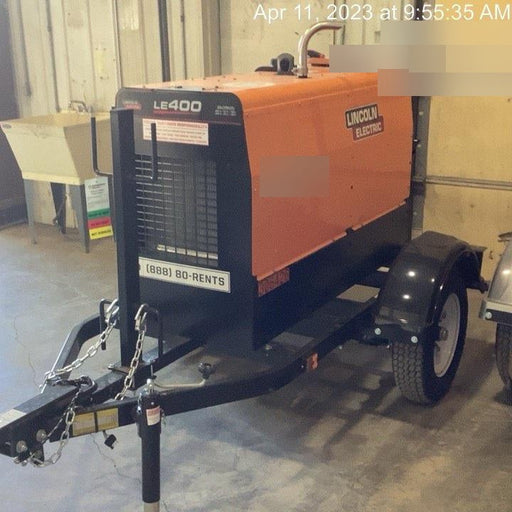 2023 Lincoln Electric LE400 Kubota V1505, Trlr, Cable Rack, Light Kit, ES Decals, T3