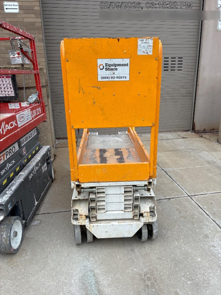 Custom Equipment HB-1430 <ul>
 <li>Hy-Brid Scissor Lift</li>
  <li>Platform capacity up to 670 lbs.</li>
  <li>Working height up to 20 ft</li>
  <li>Weighs under 1,700 lbs.</li>
  <li>Non-marking wheels </li>
</ul>