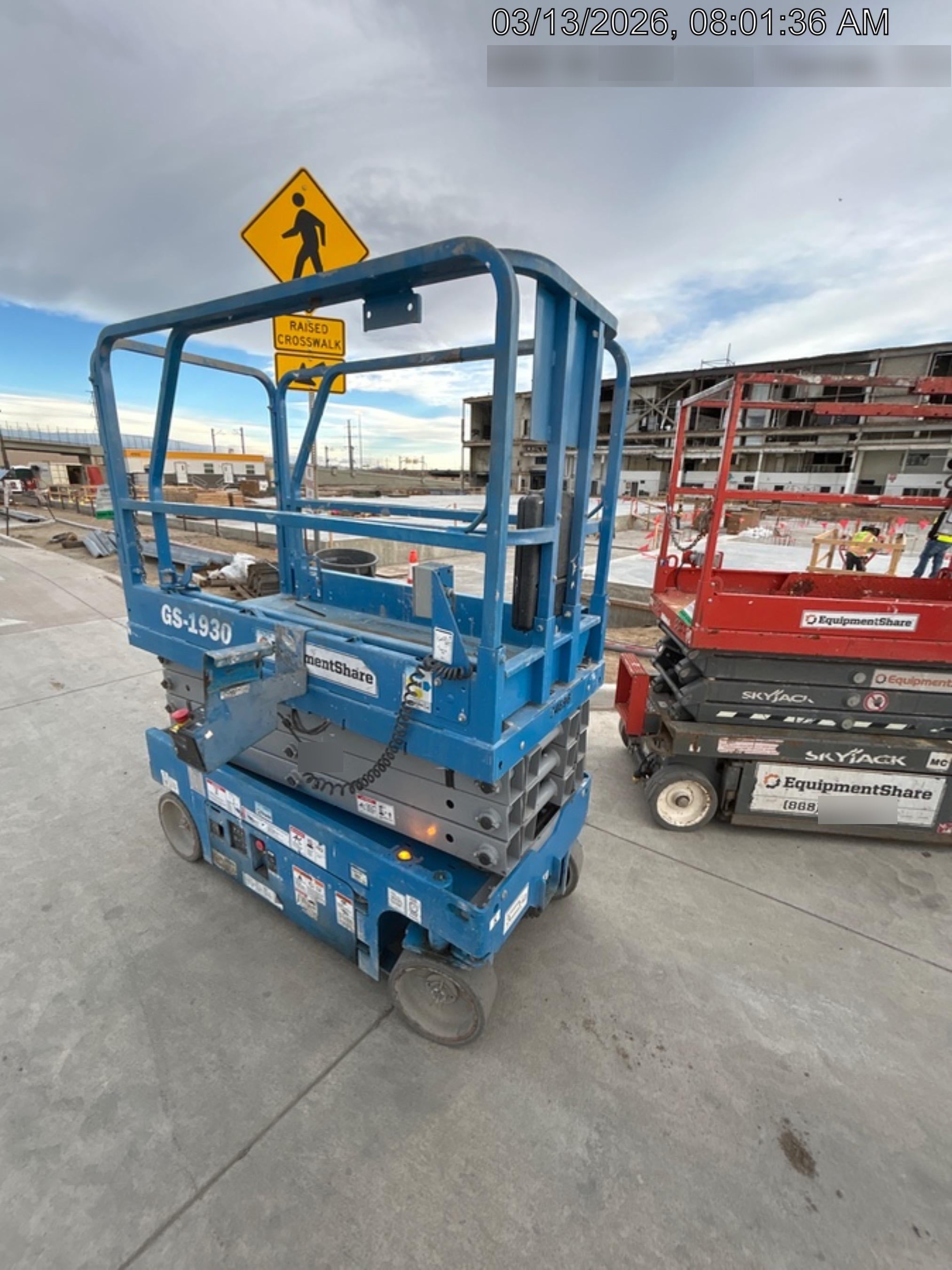 2020 Genie GS-1930 Fixed rails with chain entry gate - Pre A92.20