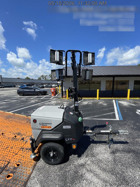 2024 Wacker Neuson LTT4 Diesel, Kohler KDW702, Deep Sea Controller, Auto Start, LED 320W, Bypass Outlet, T3