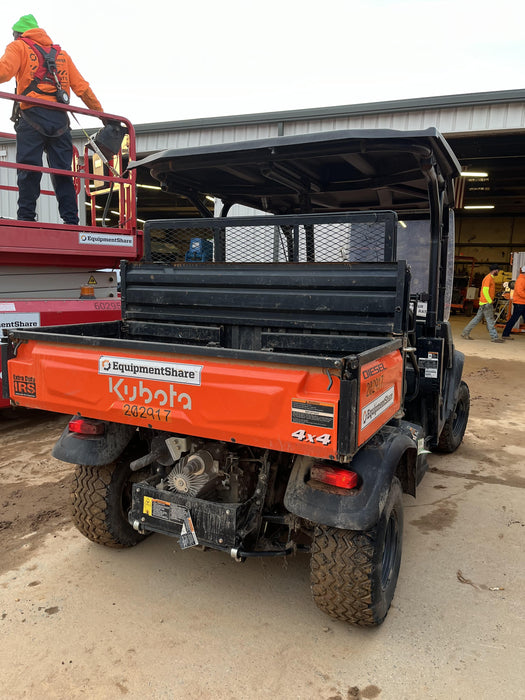 2022 Kubota RTV-X1140W-H Plastic Canopy, Windshield Acrylic Clear, LED Strobe Light, Wire Harness Kit, Back up Alarm