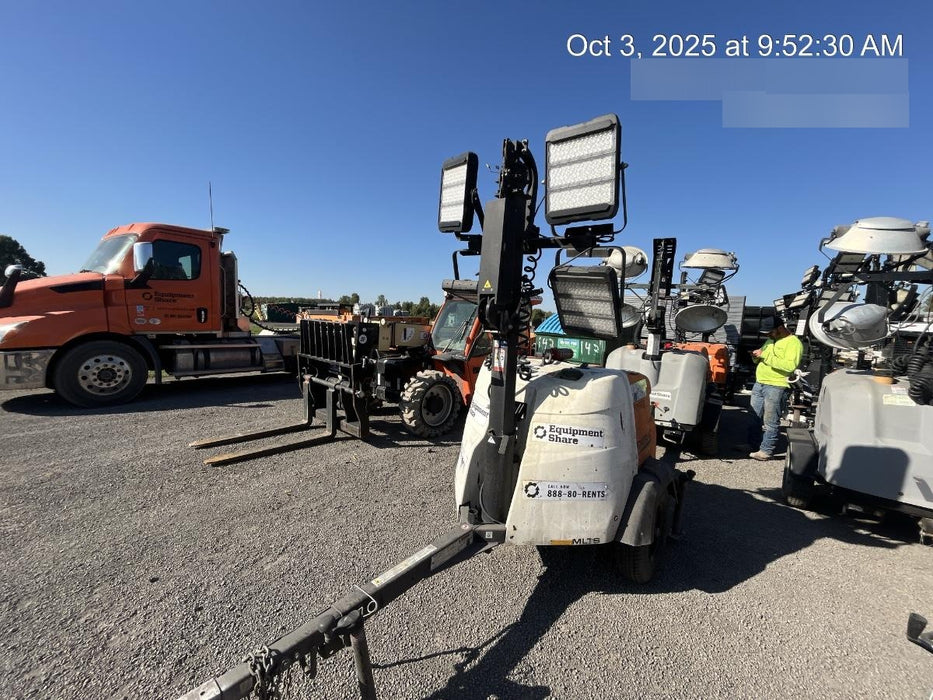 2019 Wacker Neuson LTV6L-MH Wacker Neuson LTV6L Mobile Light Tower w/Fuel Level Sensor Installed