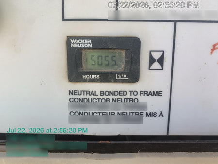 Wacker Neuson LTV6K-MH Power mast, 1100W MH, Fuel Sensors, Wiring Harness