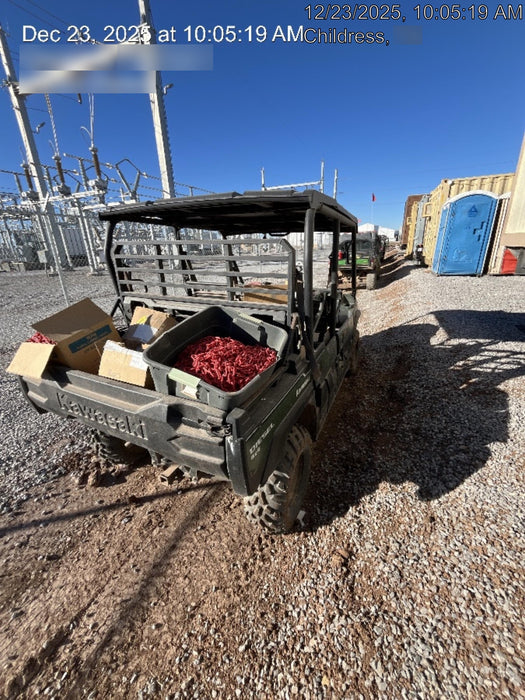 Kawasaki Mule PRO-DXT Standard Options, Backup Alarm, Beacon, Plastic Hard Top, Poly Windshield, Horn Kit