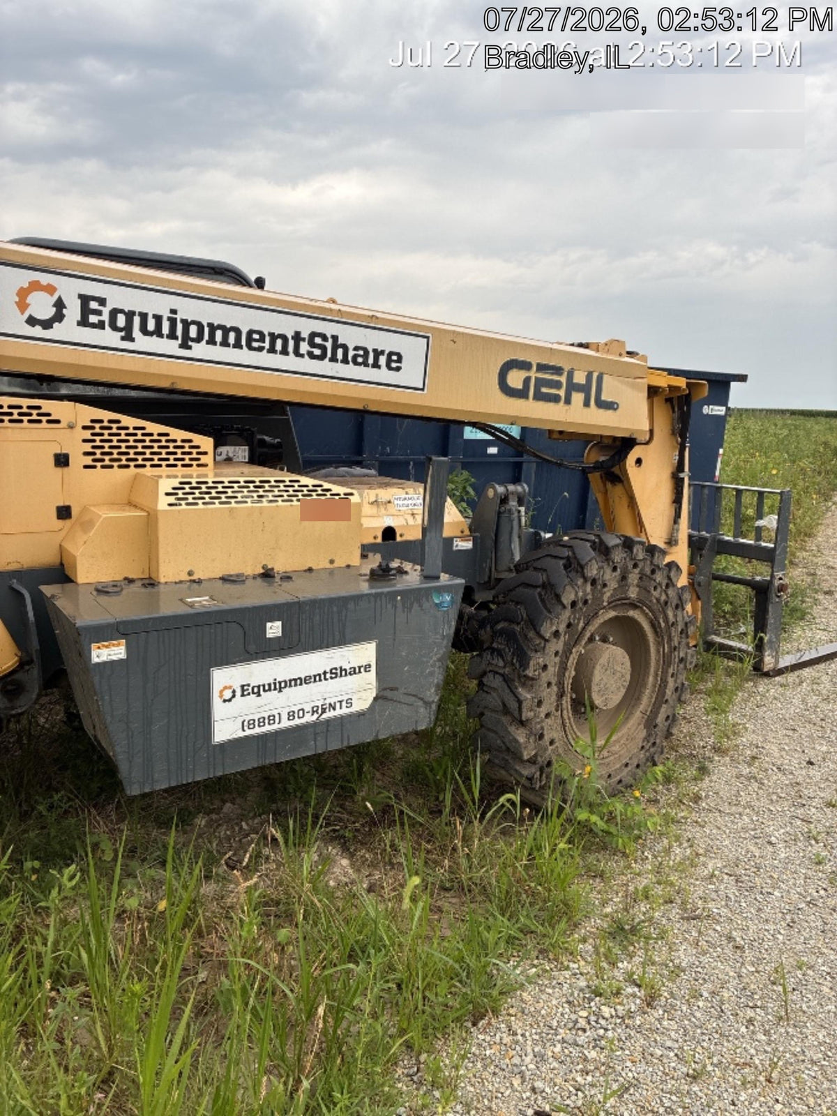 2016 Gehl RS8-44 Standard Rental Specs