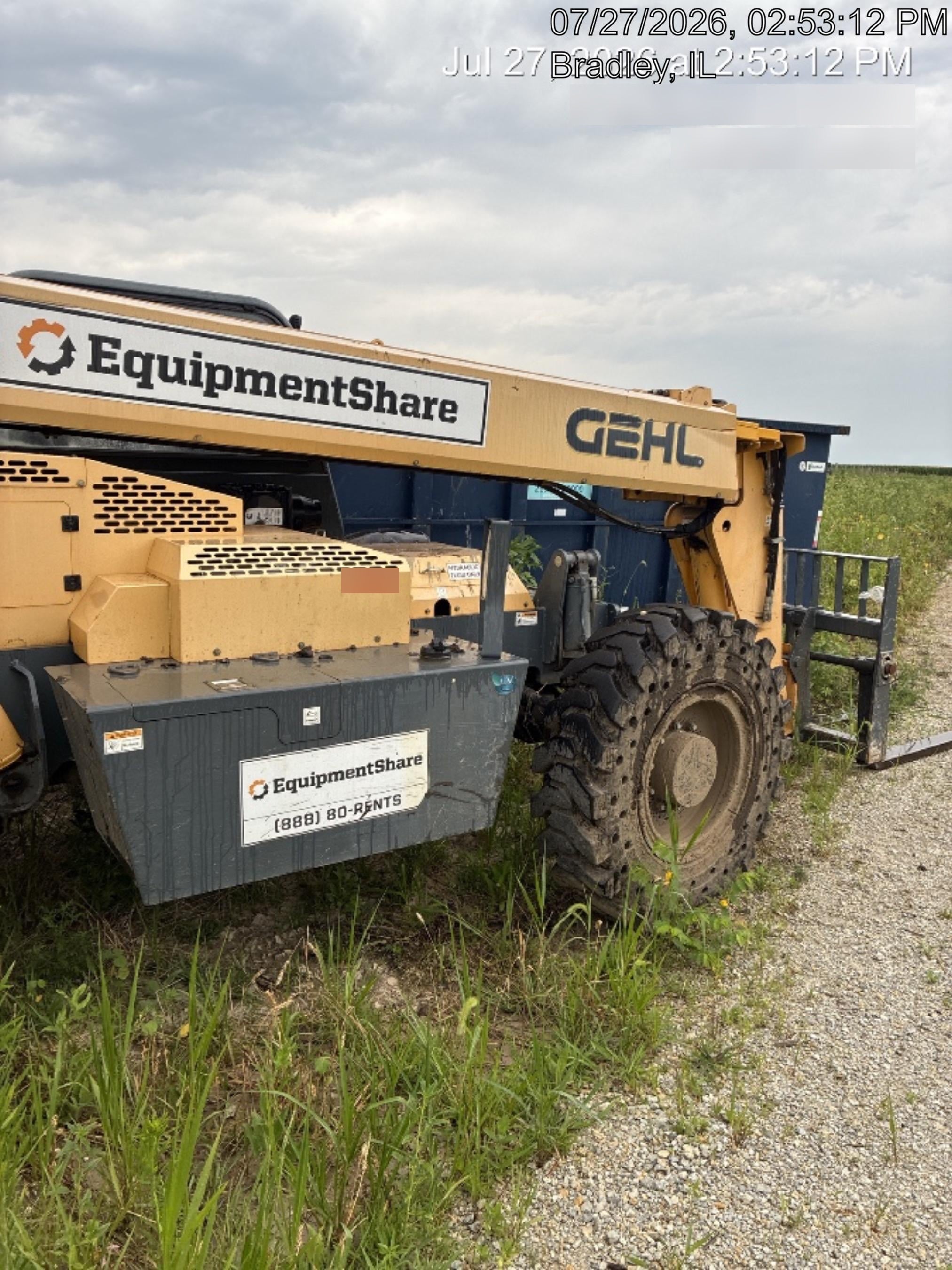 2016 Gehl RS8-44 Standard Rental Specs