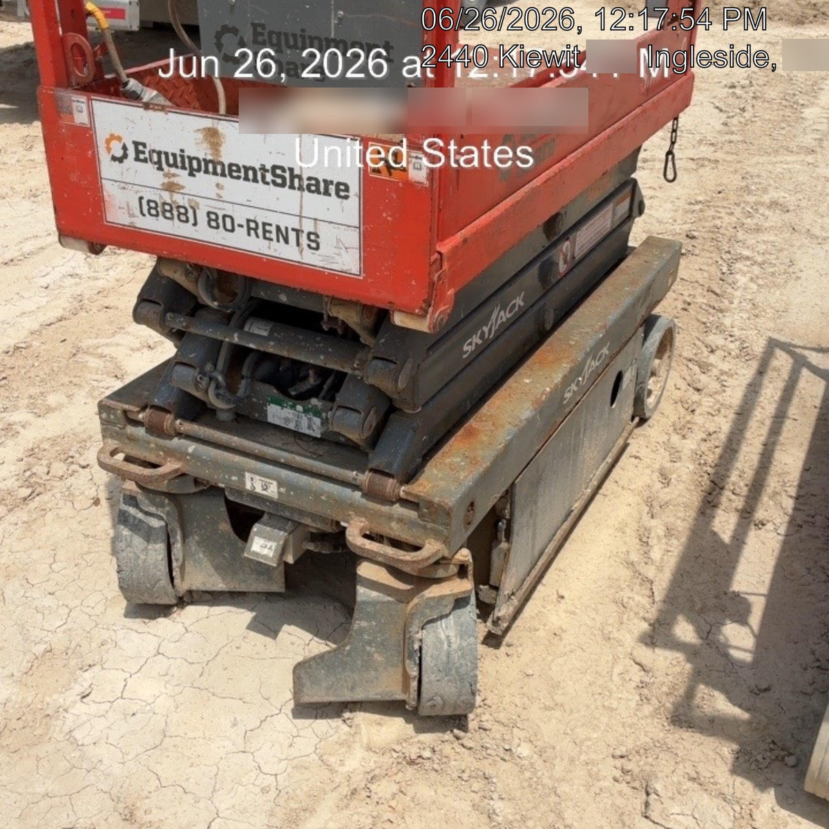 2019 Skyjack SJIII-3219 Standard Options