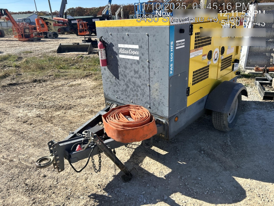 2020 ATLAS COPCO PAS 100 HF CS Enclosed