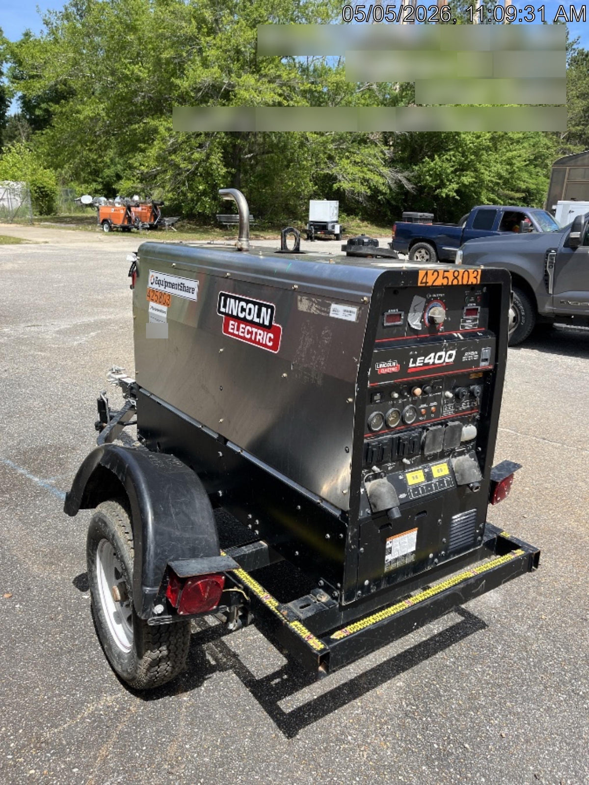 2024 Lincoln Electric LE400 Kubota V1505, Trlr, Cable Rack, Light Kit, ES Decals, T3