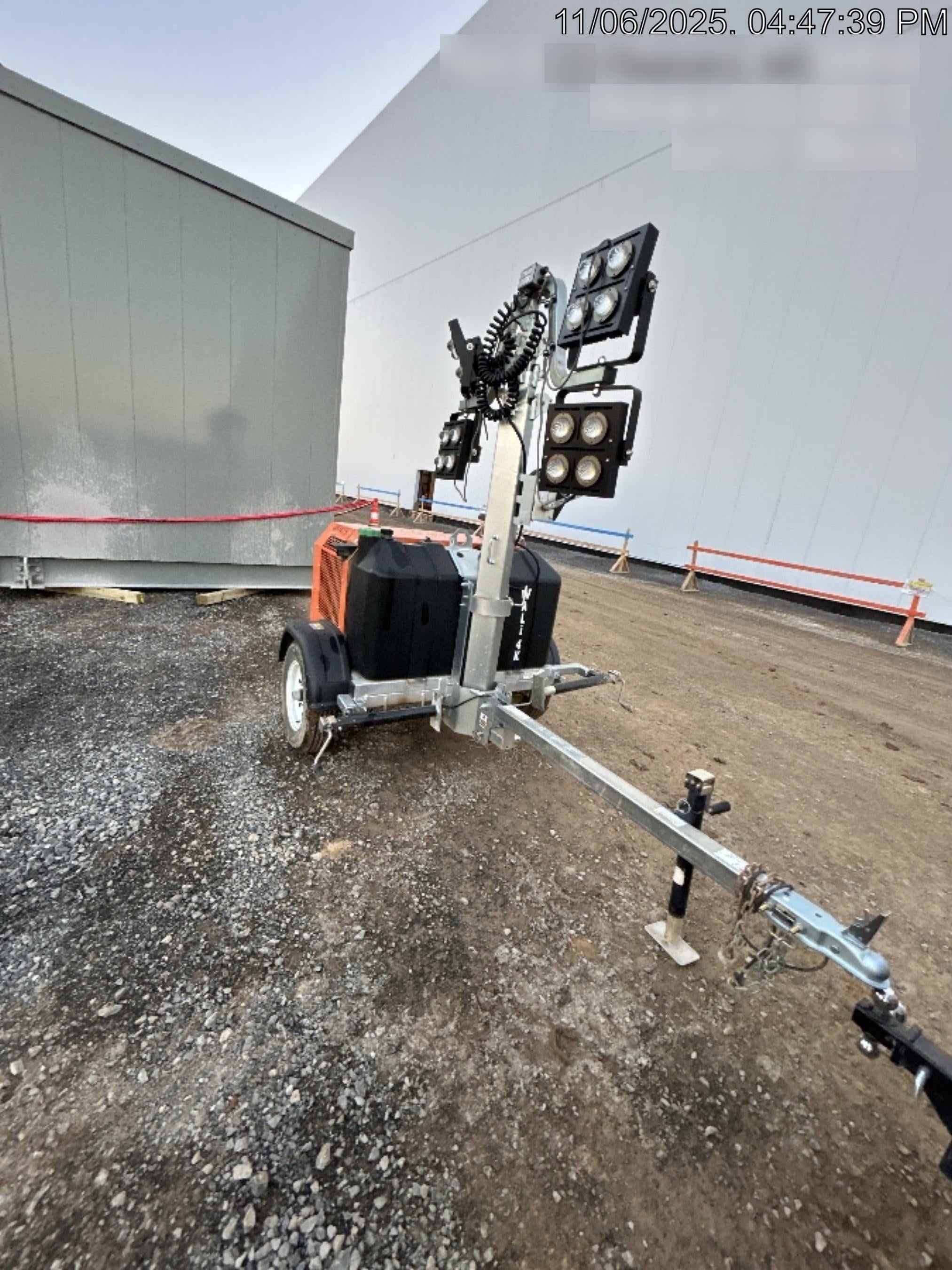 2024 Wanco WLTT-4MM4K Diesel, Mitsubishi L2E, 9.0HP @1800 rpm, Deep Sea Controller, Shore Power Plug, Auto Start, (4) 350W LED Floodlights, 4kW Generator, 60 Gal Fuel Tank, 2" Ball, T3