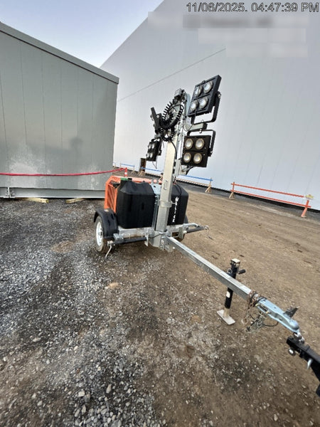 2024 Wanco WLTT-4MM4K Diesel, Mitsubishi L2E, 9.0HP @1800 rpm, Deep Sea Controller, Shore Power Plug, Auto Start, (4) 350W LED Floodlights, 4kW Generator, 60 Gal Fuel Tank, 2" Ball, T3