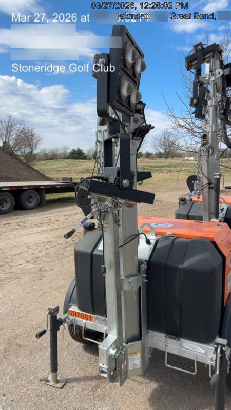 2024 Wanco WLTT-4MM4K Diesel, Deep Sea Controller, Shore Power Plug, Auto Start, (4) 350W LED Floodlights, 4kW Generator, 60 Gal Fuel Tank, 2" Ball, T3