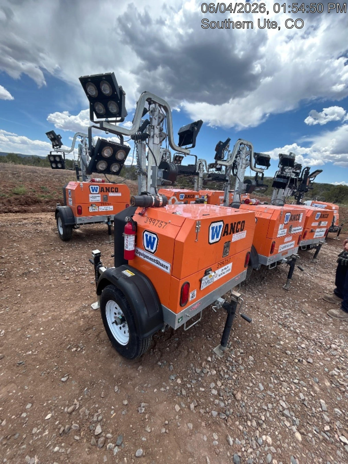 2024 Wanco WLTT-4MM4K Diesel, Deep Sea Controller, Shore Power Plug, Auto Start, (4) 350W LED Floodlights, 4kW Generator, 60 Gal Fuel Tank, 2" Ball, T3
