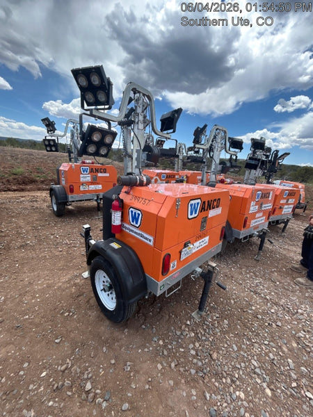 2024 Wanco WLTT-4MM4K Diesel, Deep Sea Controller, Shore Power Plug, Auto Start, (4) 350W LED Floodlights, 4kW Generator, 60 Gal Fuel Tank, 2" Ball, T3