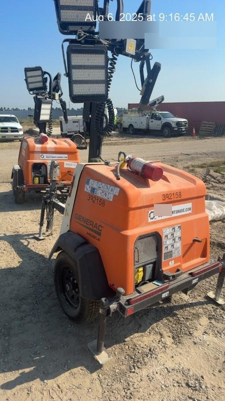 2024 Generac MLT2 Diesel, Flex Switch 120V Input, Powerzone Controller, 
(4) 320W LED Lights, 4kW Generator, 39.9 Gal Fuel Tank, 2" Ball, T3