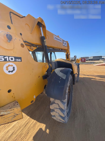 2020 JCB 510-56 Canopy, Solid Tires, Work Lights, Beacon, Aux Hydraulics, Back up Alarm, Lifting Eye, ES Decals
