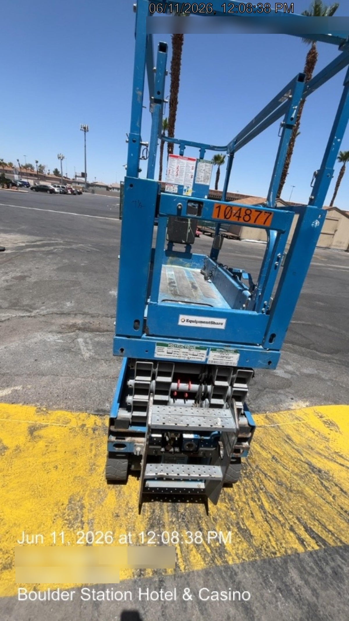 2020 Genie GS-1930 Solid Non Marking Tires, Beacon, Folding rails with half height swing gate, 800W Inverter