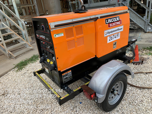 2022 Lincoln Electric LE400 Kubota V1505, Trlr, Cable Rack, Light Kit, ES Decals, T3