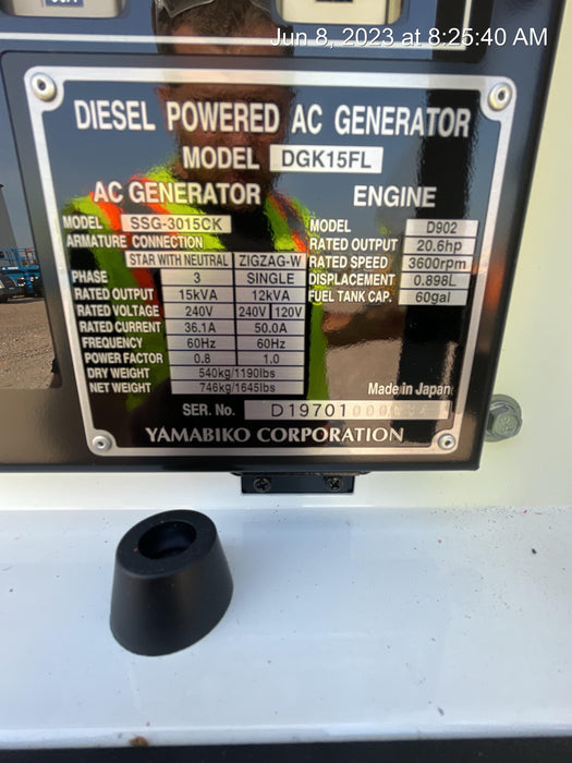 2022 SHINDAIWA DGK15FL