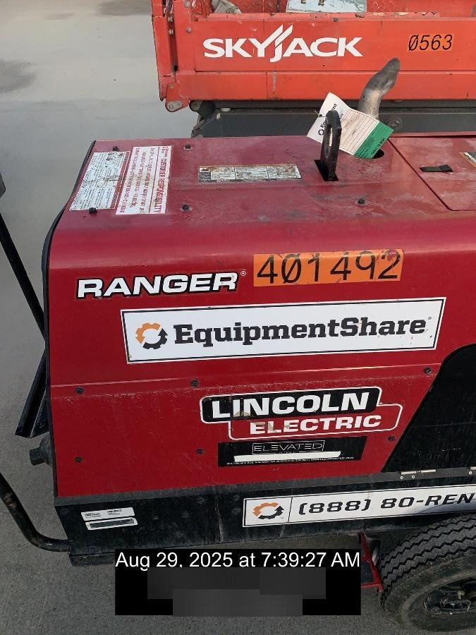 2024 Lincoln Electric Ranger 305 LPG Ranger 305 LPG, Undercarriage, Tank Holder & Strap, 10kw AC Gen, 25hp Kohler LPG Eng