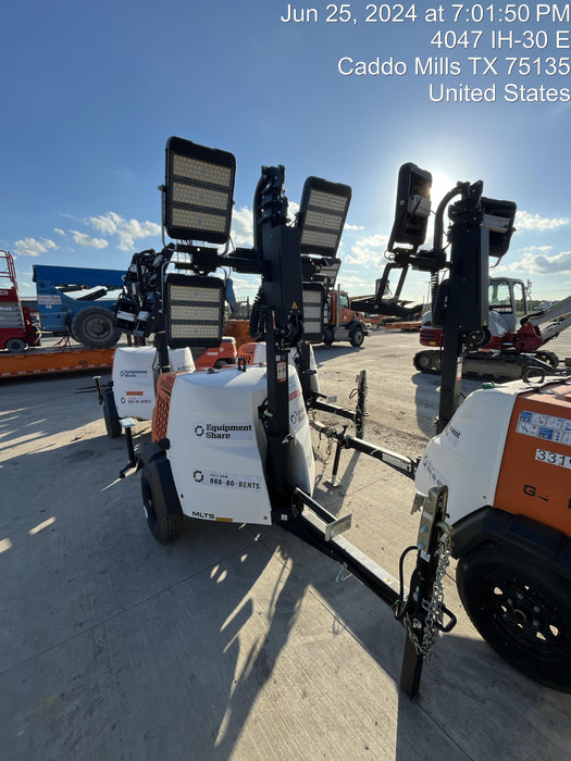 2024 Generac MLT2 Diesel, Flex Switch 120V Input, Powerzone Controller, 
(4) 320W LED Lights, 4kW Generator, 39.9 Gal Fuel Tank, 2" Ball, T3